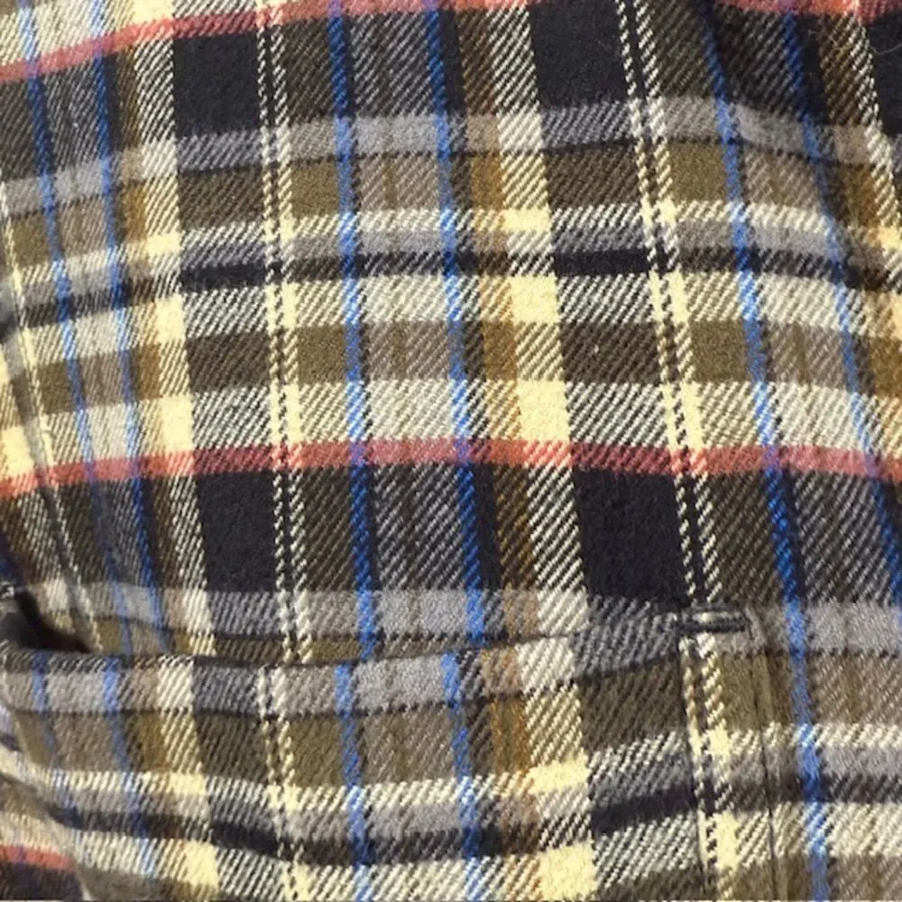 NWT Everlane The Boxy Flannel Shirt Small Multi Plaid Brown Cabincore - Picture 5 of 10